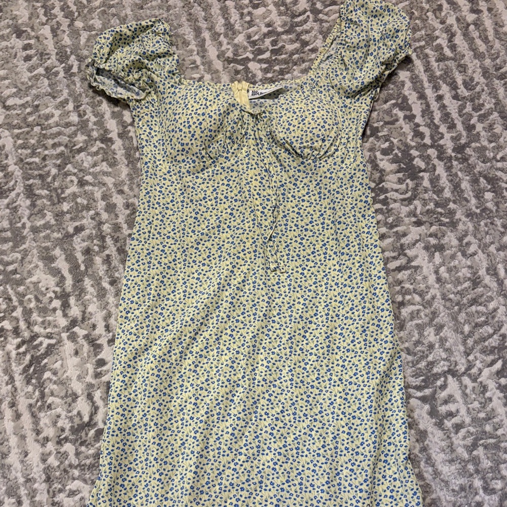 No Boundaries Floral Dress - Yellow and Blue